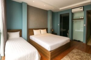 Phòng nghỉ tiện nghi tại Area Motel